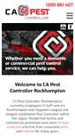 Mobile Screenshot of capestcontroller.com.au